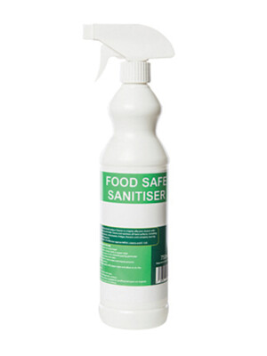 750ml Food Safe Spray & Wipe Sanitiser 6 Per Case