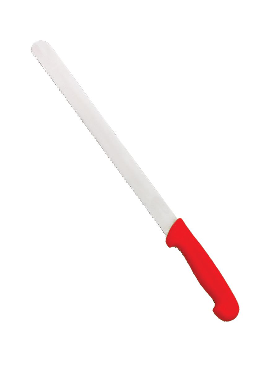 Serrated Slicer Knife Red 30.50cm 12" 1 Per Case
