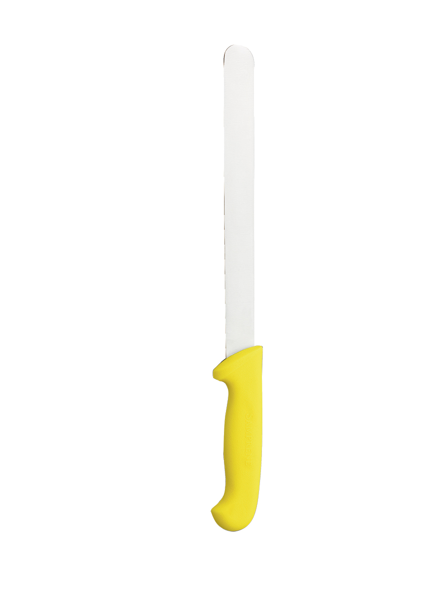 Plain Slicer Knife Yellow 30.50cm 12" 1 Per Case