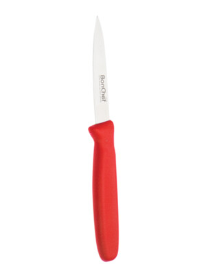 Paring Knife Red 8.9cm 3.5" 1 Per Case