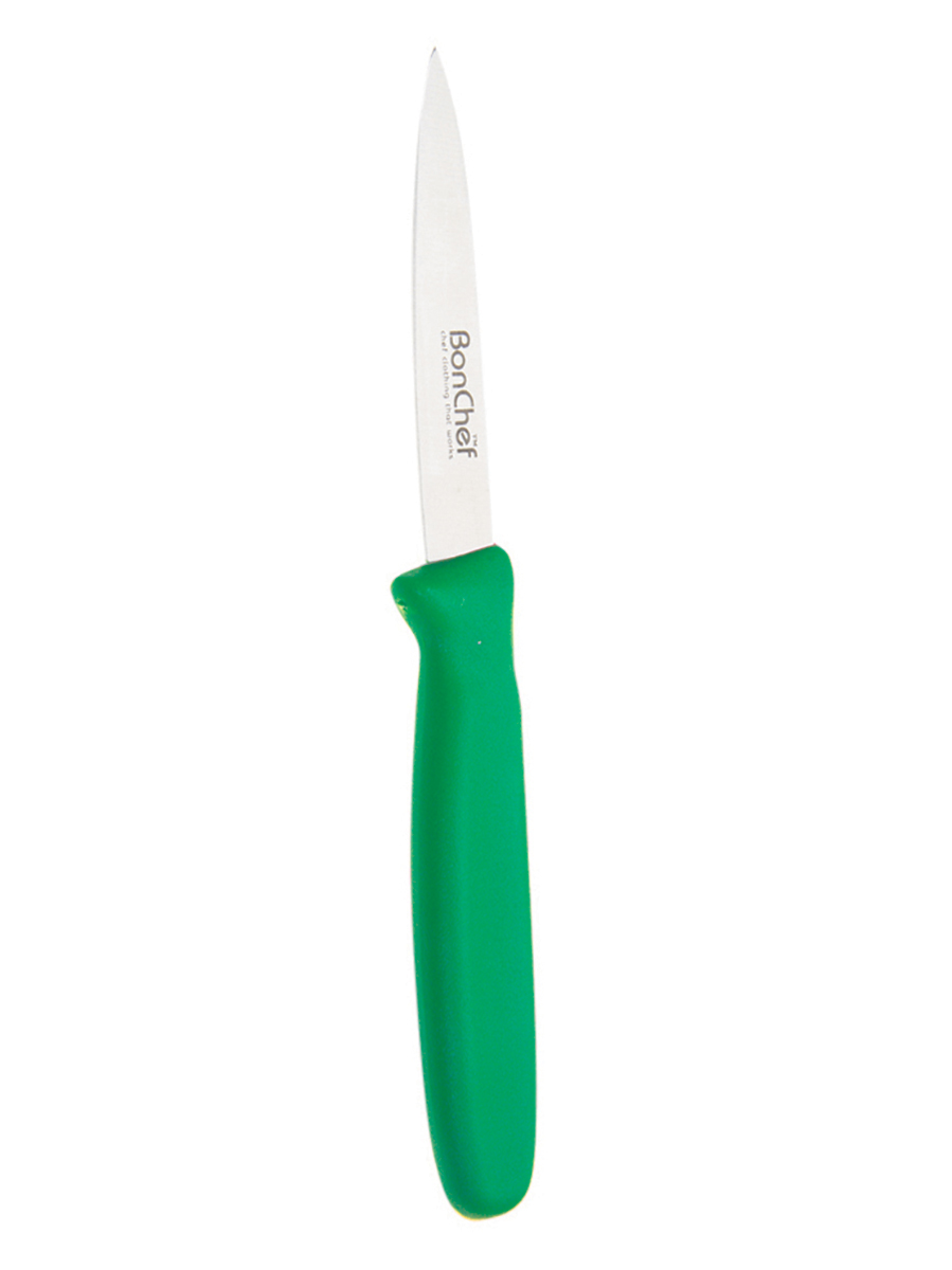 Veg Knife Green 10.16cm 4" 1 Per Case