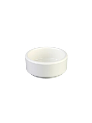 Ramekin Plain Melamine Bone 60ml 2oz 12 Per Case