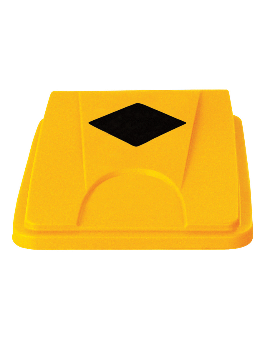 Universal Lid Square Opening Polypropylene Yellow Fits Pb-1080 And Pb-1090 (With Sticker Set) 1 Per Case