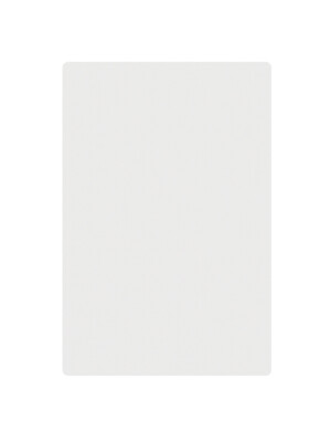 Chopping Board High Density White 18x12x1.5" 45.72x30.48x3.81cm 1 Per Case