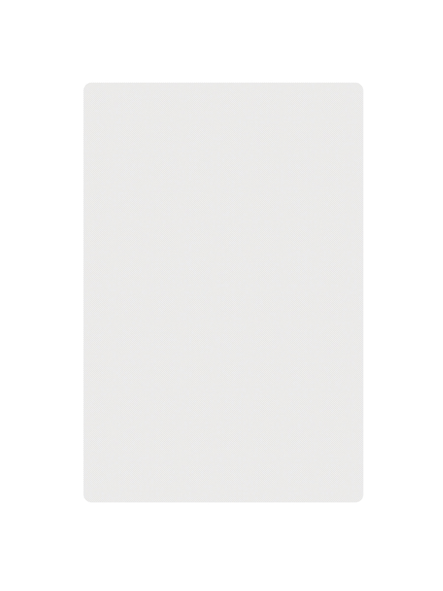 Chopping Board High Density White 18x12x1.5" 45.72x30.48x3.81cm 1 Per Case