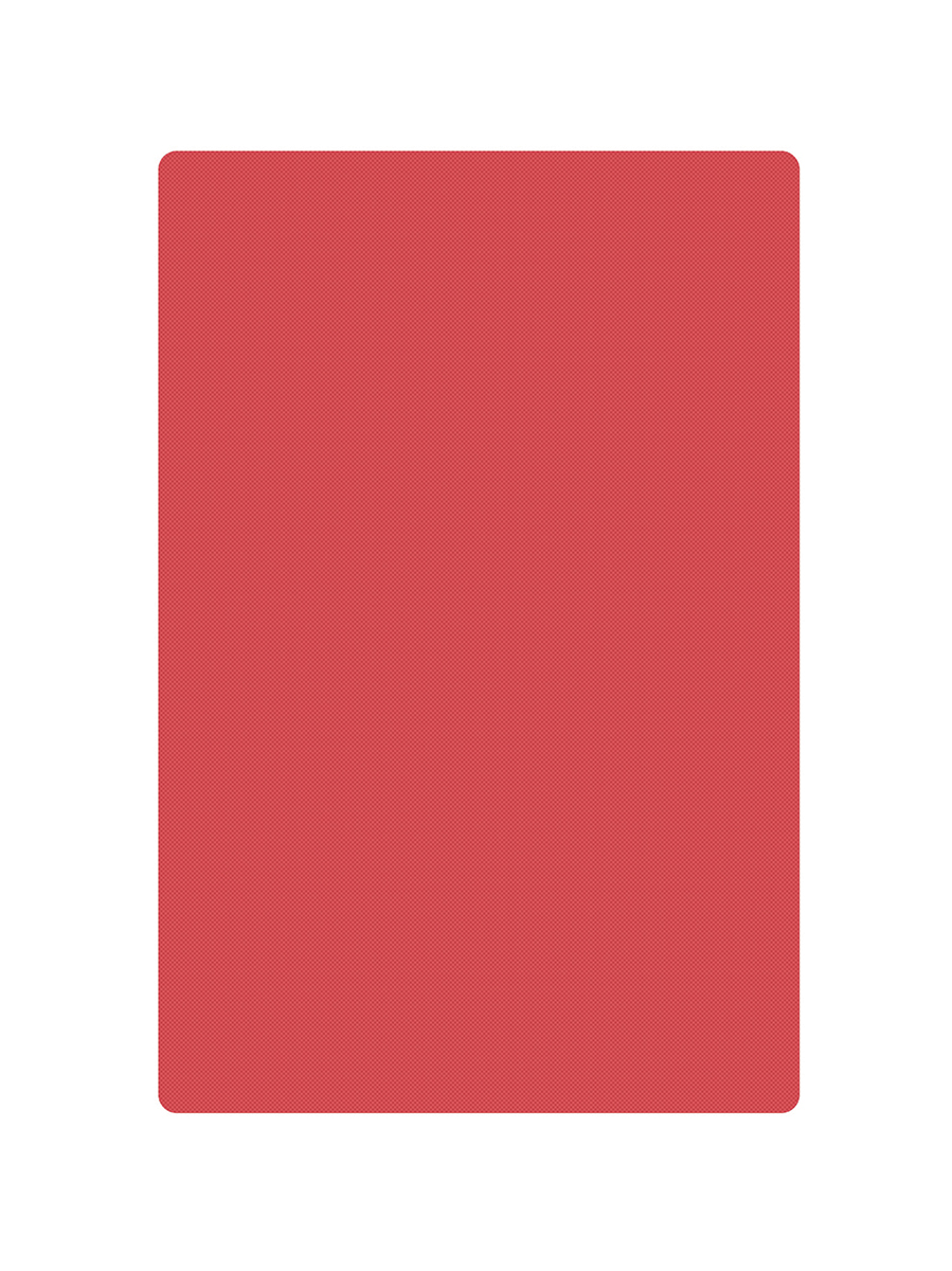 Chopping Board High Density Red 24x18x1.5" 60.96x45.72x3.81cm 1 Per Case