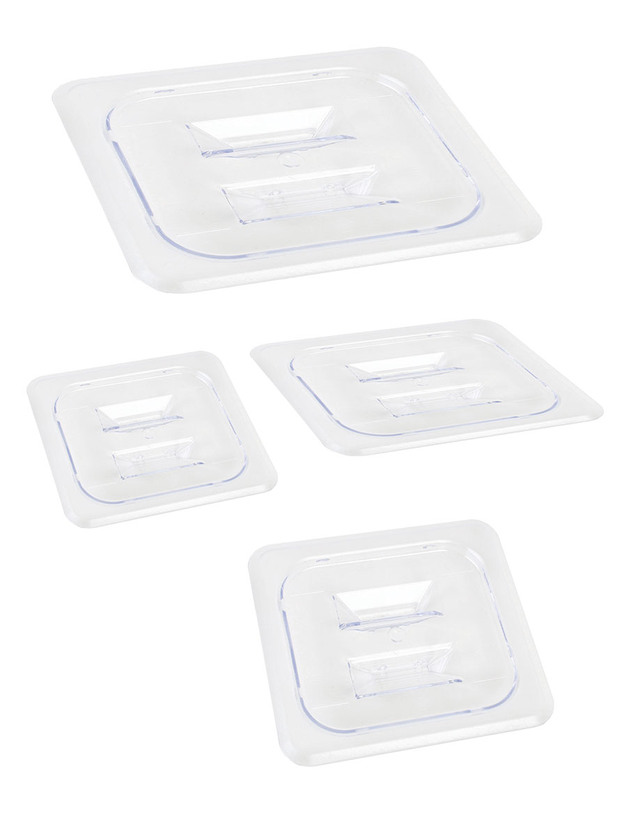 Gastronorm Cover Clear Polycarbonate 1/4 1 Per Case