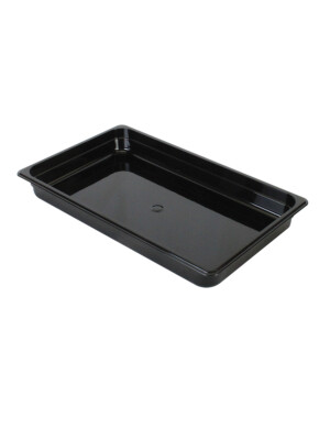 Gastronorm Black Polycarbonate1/1 150mm Deep 1 Per Case