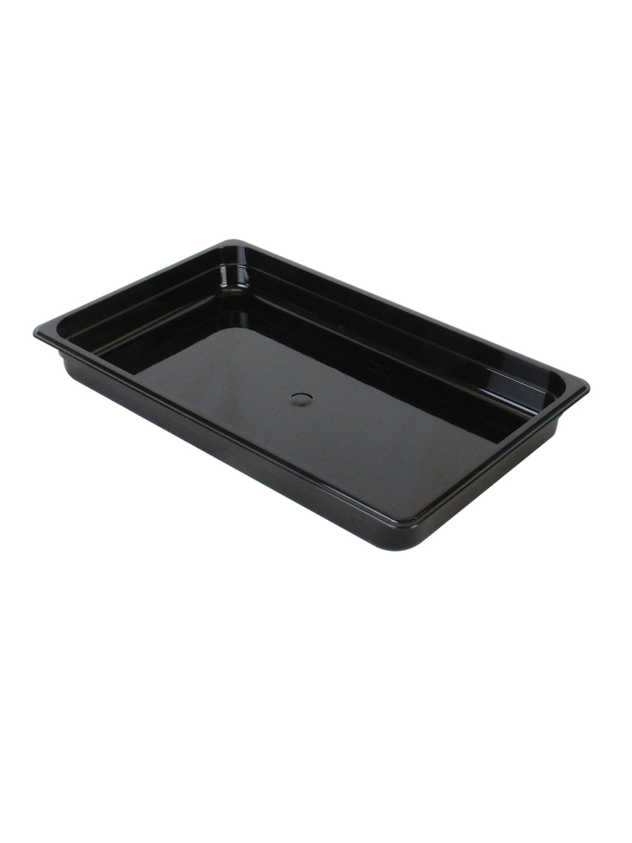 Gastronorm Black Polycarbonate1/1 150mm Deep 1 Per Case