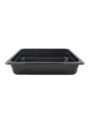 Gastronorm Black Polycarbonate1/3 200mm Deep 1 Per Case