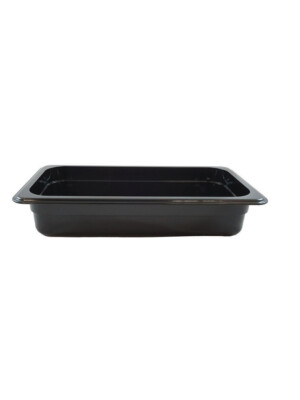 Gastronorm Black Polycarbonate1/4 65mm Deep 1 Per Case