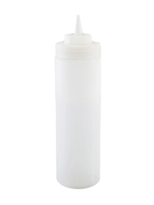 Sauce Bottle 24oz clear 1 Per Case