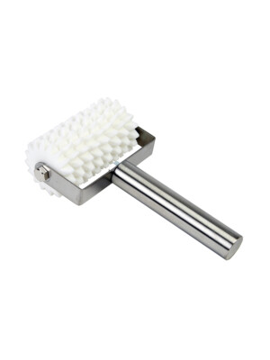 Roller Dockers Stainless Steel Handle Plastic Barrel 8 Wheels 1 Per Case