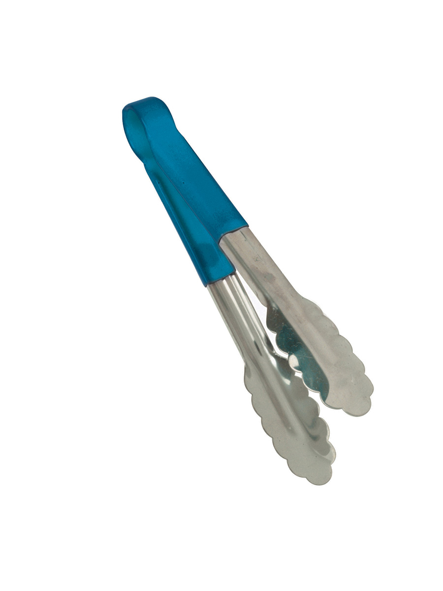 Food Tongs Blue 25.4cm 10" 1 Per Case