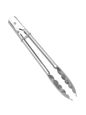 Tongs Chrome Plated 30.5cm 12" 1 Per Case