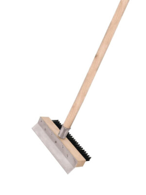 Oven Brush And 37" Long Wood Handle 1 Per Case