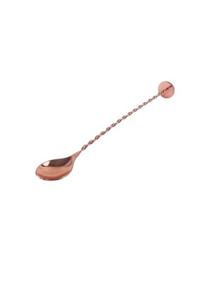 Copper Plated Spoon With Masher 1 Per Case