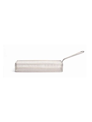 Serving Basket Regtangular 21x100x4cm Chrome 1 Per Case