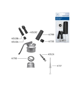 Spare Parts Full Set 8pcs Per Case
