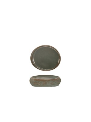 Maar Plume Oval Tray Plate 23x20cm, 9x7.85" 6 per case
