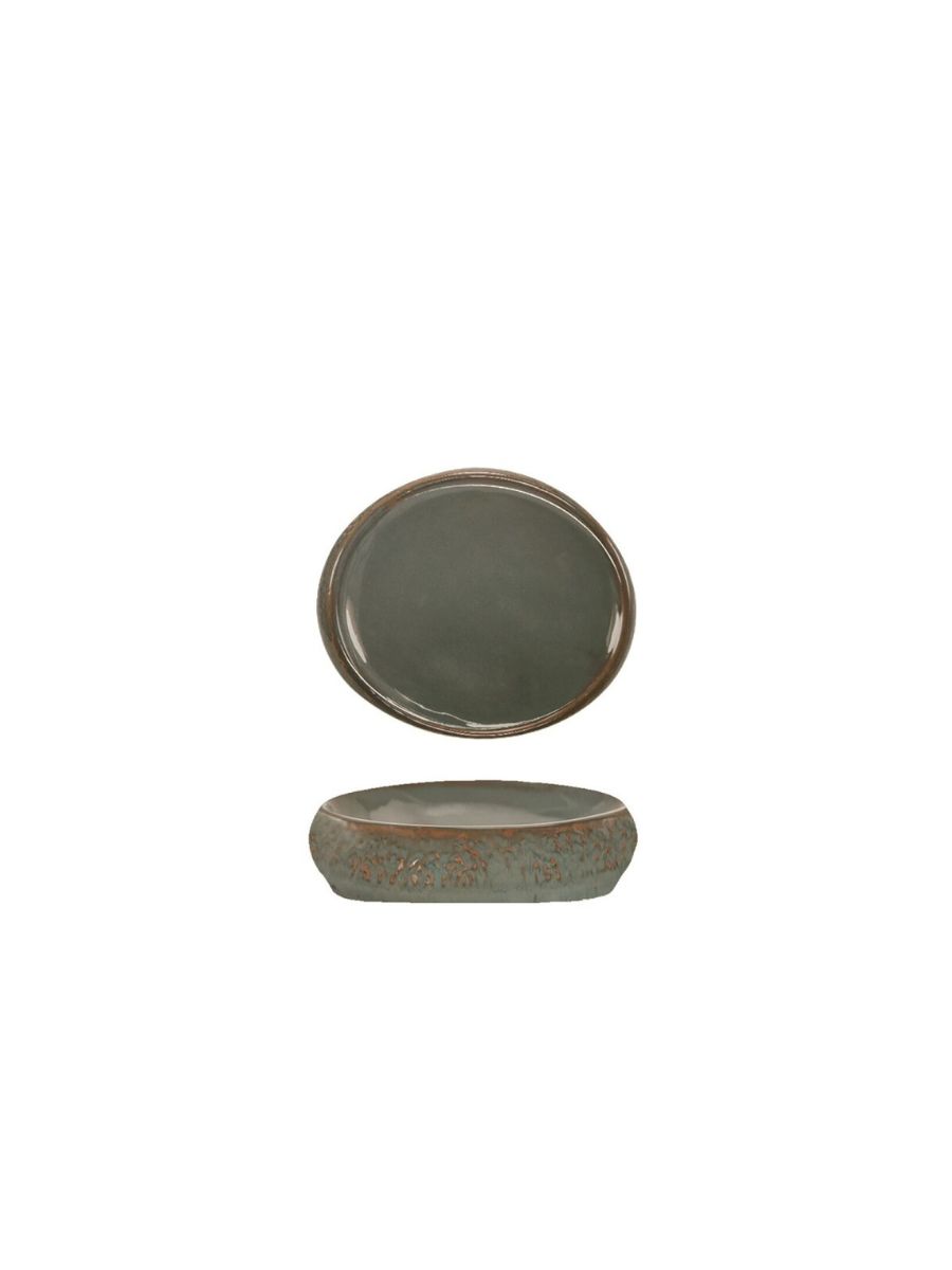 Maar Plume Oval Tray Plate 23x20cm, 9x7.85" 6 per case