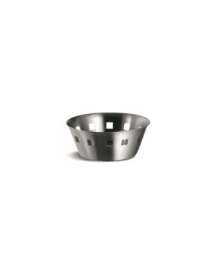 Bread Basket Stainless Steel 20cm, 8" 1 Per Case