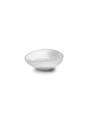 melemine Organic White oval Bowl 24x20 ,9.4x8.2"1.7L 1 Per Case