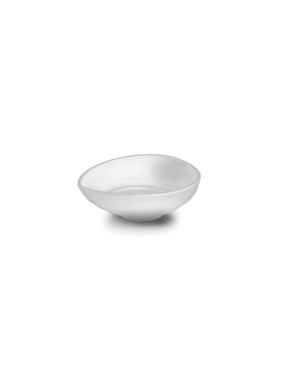 melemine Organic White oval Bowl 24x20 ,9.4x8.2"1.7L 1 Per Case