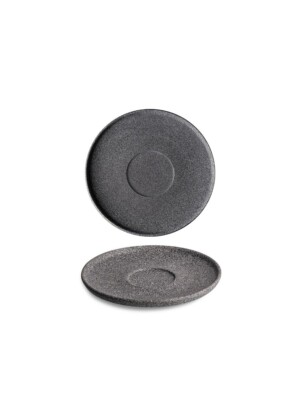 Granit Hazy Raw Saucer 16cm, 6.3" 6 Per Case