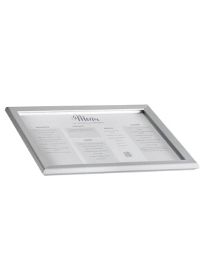 Aluminim Menu Holder (A3) 46x34cm 1 Per Case