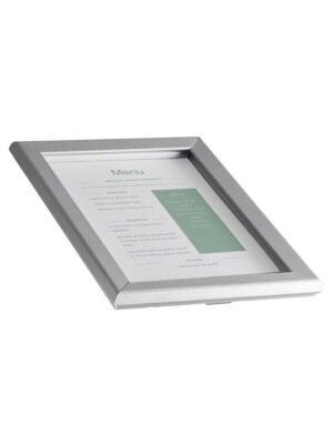 Aluminium Menu Holder (A4) 25.5x34cm 9.8x13.4" 1 Per Case
