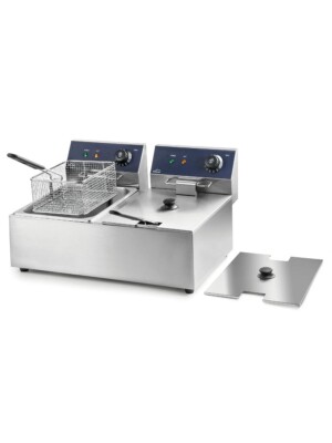 Electric Fryer 2 x 6 Lts 5000W 1 Per Case