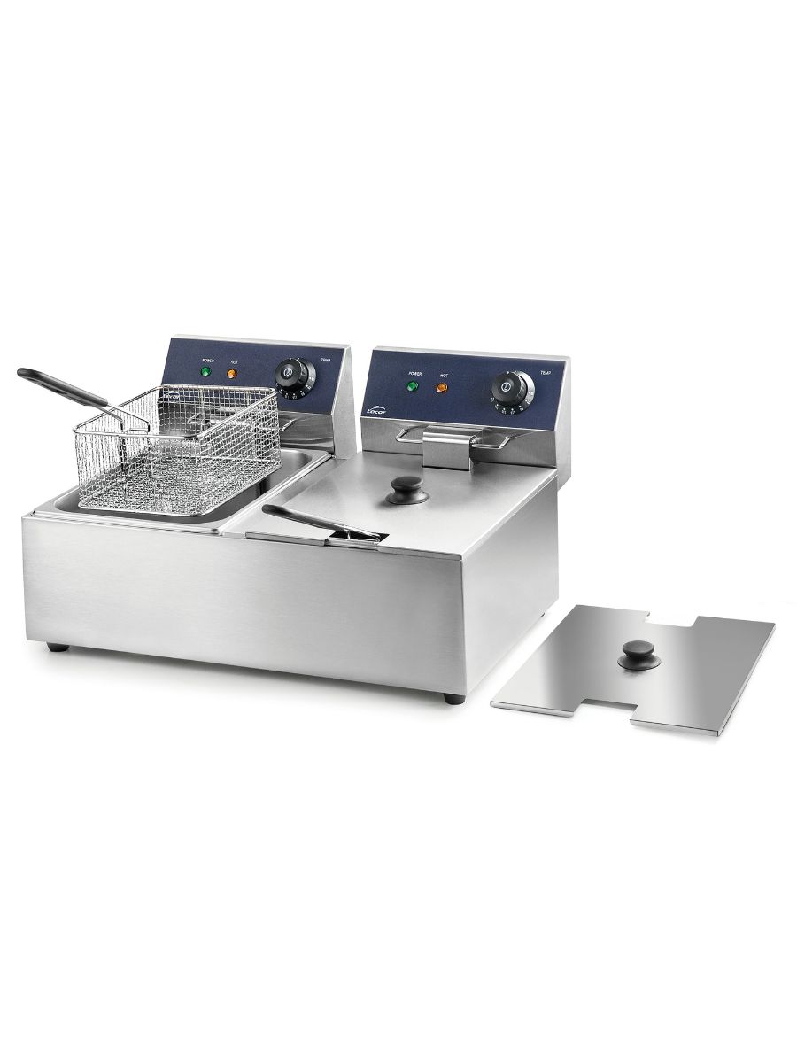 Electric Fryer 2 x 6 Lts 5000W 1 Per Case